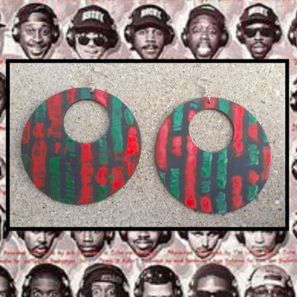 Jewelry - A tribe called quest inspired XL  Earrings
